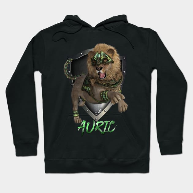 Battle Cat Auric Hoodie by Great North Comic Shop